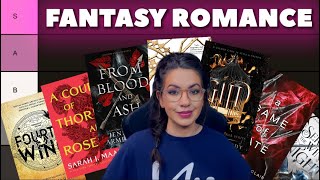 TIER RANKING EVERY FANTASY ROMANCE BOOK IVE READ [upl. by Bounds54]