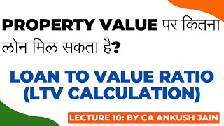 Lecture 10 What is the amount of loan given on the property value by banks Loan to value ratio [upl. by Aelgna]