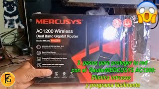 💯​MERCUSYS AC1200 Tu solución para eliminar intrusos y configurar tu red sin problemas🔞​💯​ [upl. by Valonia]