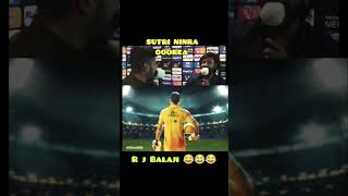 quotRj Balaji 😂😂😂😂quotSUTRI NINRA OOOREA song for dhoni entry 😃😃 [upl. by Rutherford366]