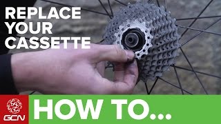 How To Change Your Cassette  Road Bike Maintenance [upl. by Pilif]