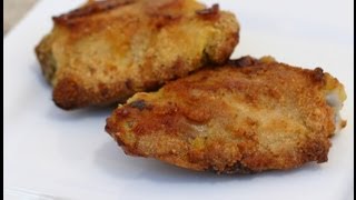 Oven Fried Chicken That Tastes Like Deep Fried Healthy  Rockin Robin Cooks [upl. by Idac]