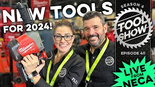 NEW Power Tools from Milwaukee DeWALT Hilti and more Live from NECA [upl. by Eniamrahc]