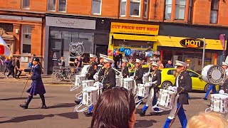 Mourne Young Defenders Flute Band  Glasgow Boyne Celebrations 6thJuly 2024 [upl. by Refotsirhc]