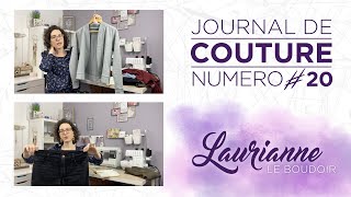 Journal de couture 20  pantalons chemise gilet combi un peu de tout [upl. by Mulligan]