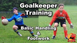 Goalkeeper Training  U10U12  SeriousGoalkeepingnet [upl. by Gypsie]