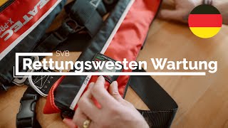 Wartung von Rettungswesten  SVB [upl. by Alphonsine]