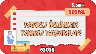 Farklı İklimler Farklı Yaşamlar 📕 tonguçCUP 2Sezon  6SOS8 2024 [upl. by Mintz]