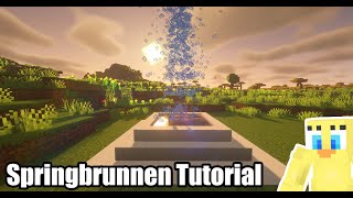 Minecraft Springbrunnen bauen Tutorial 119 [upl. by Brigitte]