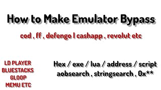 How to Make Emulator Detection Bypass  Defengo  Revolut  Arena  Cod  FF  new Method [upl. by Enrico]