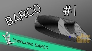 Tutorial Rhinoceros 4  Modelando Barco Simples Boat  Parte I  PT [upl. by Silsbye453]