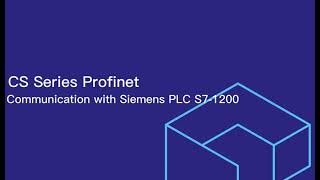 CS Profinet Siemens S7 1200 [upl. by Ainecey]