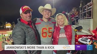 WSU kicker Dean Janikowski looks to help others off the field with More than a Kick campaign [upl. by Notyad]