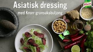 Asiatisk nudelsallad med biff  Knorr Sverige [upl. by Retseh546]