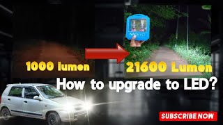 how to install the LED headlight for car  NAOEVO LED Headlight  MR Bull [upl. by Abramson]