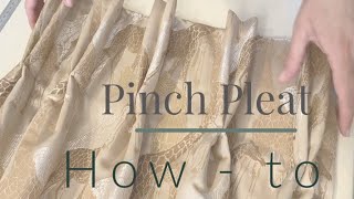 Pinch Pleat Interlined Curtains  How To  The Curtain Boutique [upl. by Nibram]