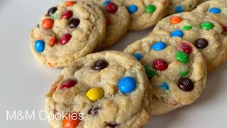 【Chewy amp Soft】Best Easy MampM Cookies Recipe  簡単MampMクッキーレシピ [upl. by Haem]