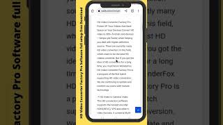 HD VIDEO Converter Factory Pro Software full setup free Download [upl. by Allix583]