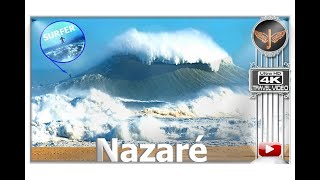 🚩Worlds BIGGEST Waves NAZARE in Portugal  Travel Video [upl. by Dollie313]