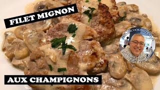 Filet mignon aux champignons [upl. by Berlyn]