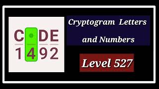 Cryptogram Level 527 Solution Walkthrough [upl. by Constant654]