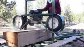 Homemade Portable Sawmill Build pt 5  Country Living [upl. by Ogait]