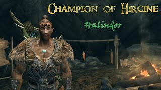 Halindor Champion of Hircine  Skyrim Build Guide [upl. by Anreval]