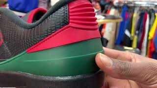 Review 132  Jordan 2 Retro Low Christmas 2023 [upl. by Yelda]