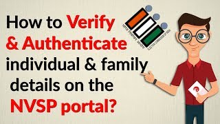 How to Verify amp Authenticate Voter ID details on the NVSP portal  DECODE Lite [upl. by Appleton]