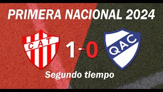 Talleres RE vs Quilmes  Primera Nacional 2024 Zona A Fecha 21 Segundo Tiempo [upl. by Hodosh244]