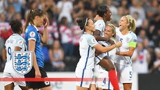 England Women 50 Estonia Women Euro 2017 Qualifying  Goals amp Highlights [upl. by Jump277]