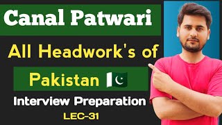 All Headworks of Pakistan  Essential Details for PPSC Canal Patwari Interview 2024 [upl. by Yehsa563]