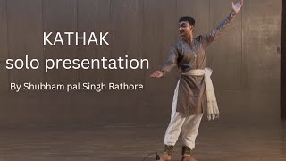 kathak by Shubham pal under Guru Prerana Shrimali Ji for BA exam [upl. by Jez]