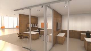 Movable Interior Office Walls  Full Height Portable Wall Partitions [upl. by Marinna]