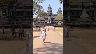 Walking and Shooting a beautiful of Angkor Wat temple is best tour in Angkor Archaeological Park [upl. by Vallo]