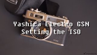 Yashica Electro 35 GSN Setting the ISO [upl. by Eedyak]