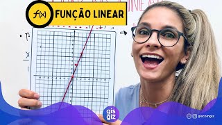 FUNÇÃO LINEAR \Prof Gis  AULA 10 [upl. by Perrin]