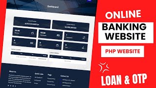 How to Create PHP Online Banking Website with ViserBank Script [upl. by Ettenyar16]