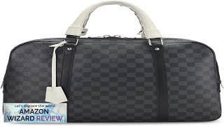 Louis Vuitton PreLoved Damier Graphite Porte DocumentsVoyage WhiteLouis Vuittons Porte Review [upl. by Yelha]