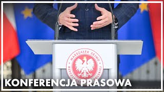 Konferencja prasowa marszałka Sejmu Szymona Hołowni [upl. by Notla46]