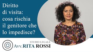 Diritto di visita cosa rischia il genitore che lo impedisce [upl. by Mann]