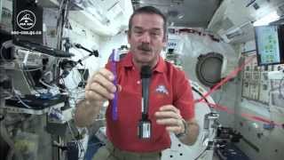 Chris Hadfield se brosse les dents dans lespace [upl. by Melicent]