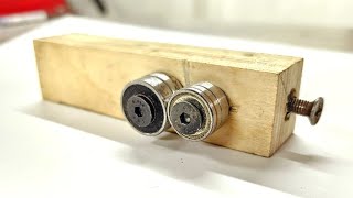 Amazing Bending Tool From Bearing And Plywood [upl. by Etnovaj]