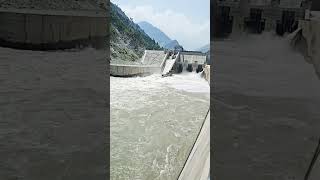 Dam Spillways in High Flow Season [upl. by Ynnoj]