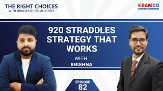 920 Straddles Strategy That Works  Straddle and Strangles  Strategies for Intraday Options Selling [upl. by Fishback469]