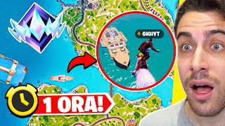 Atterro per 1 ORA allo YACHT in RANKED Capitolo 5 Fortnite ITA [upl. by Ellga855]