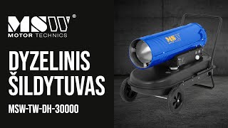 Dyzelinis šildytuvas MSW Motor Technics MSWTWDH30000  Produkto pristatymas 10060851 [upl. by Petrina874]