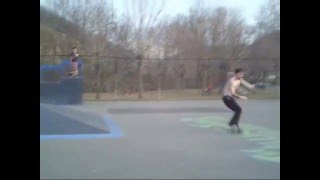 skateboarding Tamaqua PA skatepark random line [upl. by Alad]