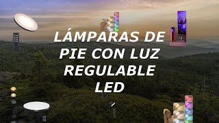 Las mejores Lámparas de pie con luz regulable LED del 2023 💡 [upl. by Nnyleak]