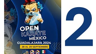 DAY 1  TATAMI 2  OPEN KARATE MEXICO GUADALAJARA [upl. by Strepphon81]